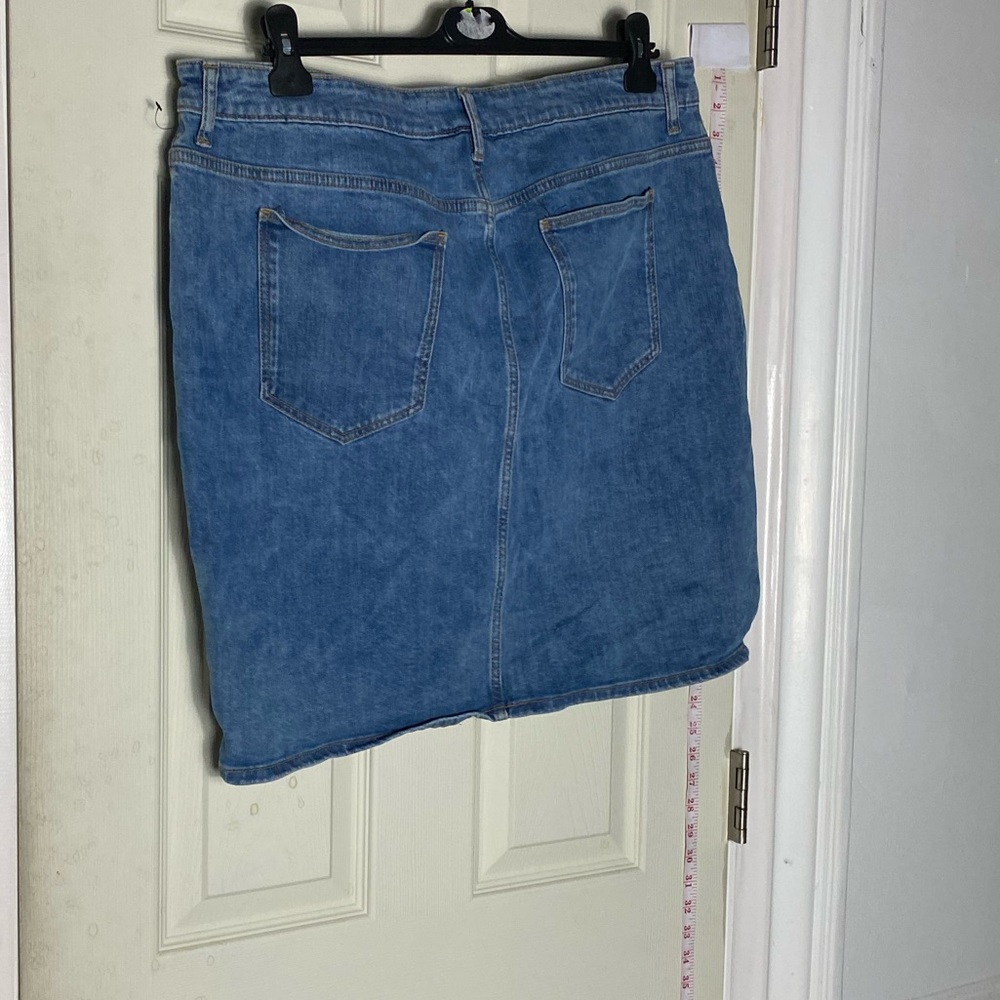 NEW Violeta by Mango denim skirt L womens - Picture 4 of 6